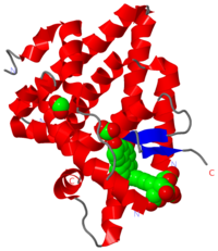 Crystal structure of estradiol derived metal chelate and estrogen receptor-ligand binding domain complex 2yat