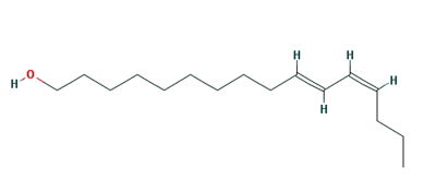 Bombykol, a sex pheromone of Bombyx mori, from PubChem
