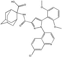 Figure 4: Meclinerant: An inhibitor of NTSR1 found to enhance selectivity of radiotherapy in cancer treatment.