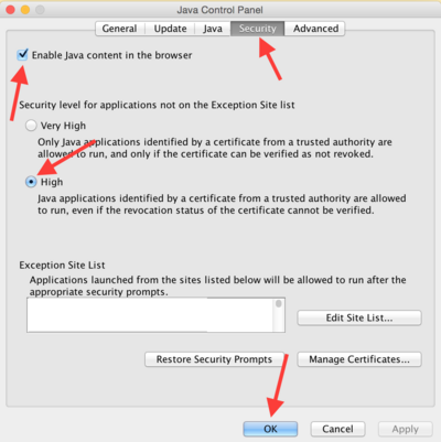 Java mac download for certificate download